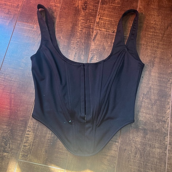 shein black corset top - Picture 2 of 4